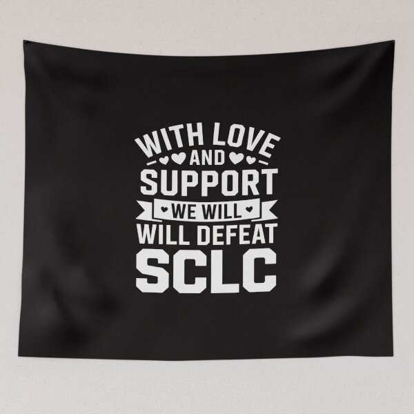 Item preview, Small Cell Lung Cancer Awareness White Ribbon Chemotherapy designed and sold by DarioRosales.