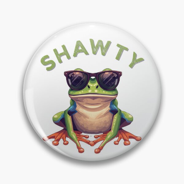 Item preview, Shawty Frog – Minimal Cute Cartoon Frog Design designed and sold by EchoPrint Co..