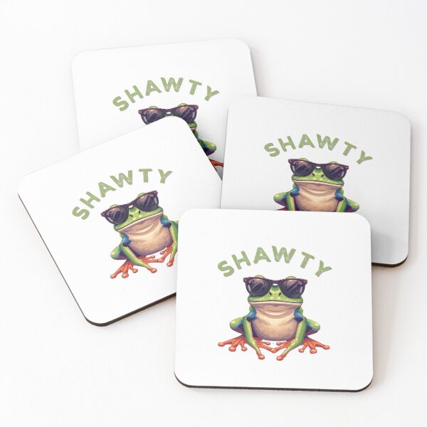 Item preview, Shawty Frog – Minimal Cute Cartoon Frog Design designed and sold by EchoPrint Co..