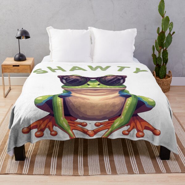 Item preview, Shawty Frog – Minimal Cute Cartoon Frog Design designed and sold by EchoPrint Co..
