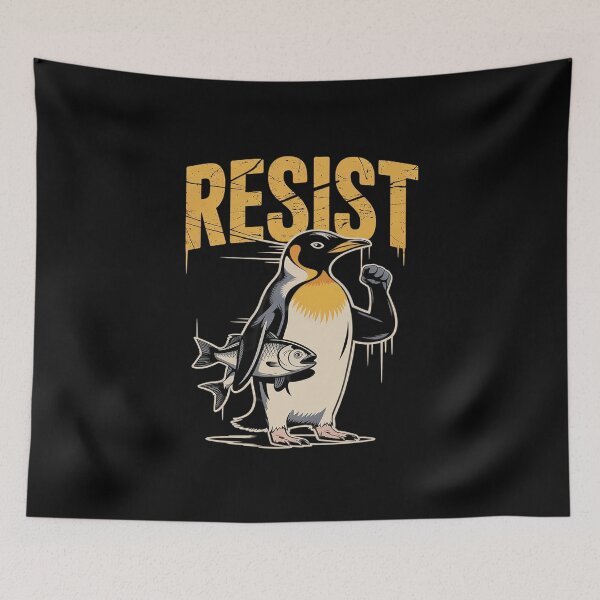 Item preview, Resist Penguin Activism  designed and sold by MythWoot.
