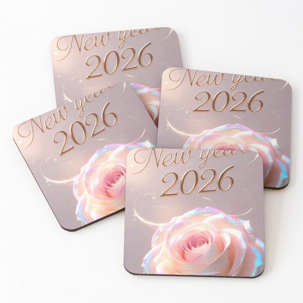 Item preview, Flower Happy New year 2026 designed and sold by Eshoponline24.