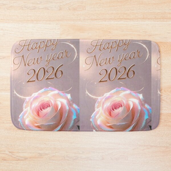 Item preview, Flower Happy New year 2026 designed and sold by Eshoponline24.