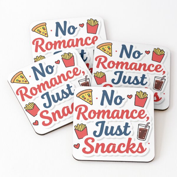 Item preview, No Romance Just Snacks - Funny Fast Food Sticker & Pizza Lover Gift designed and sold by Design-Pro-21.