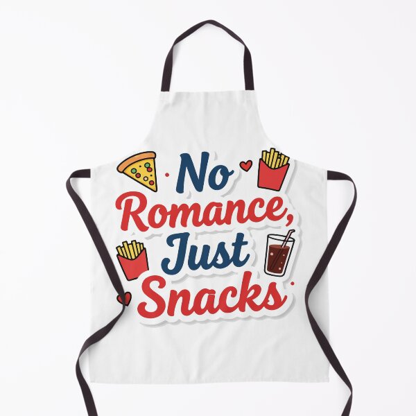 Item preview, No Romance Just Snacks - Funny Fast Food Sticker & Pizza Lover Gift designed and sold by Design-Pro-21.