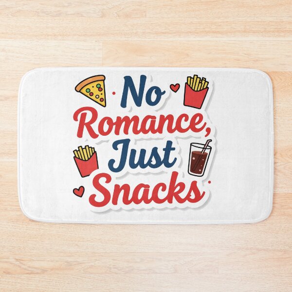 Item preview, No Romance Just Snacks - Funny Fast Food Sticker & Pizza Lover Gift designed and sold by Design-Pro-21.