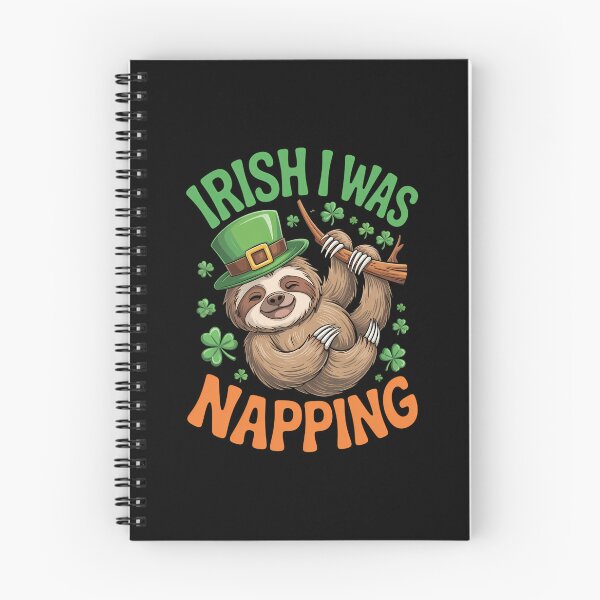Item preview, Irish I Was Napping Sloth St Patricks Day designed and sold by cosmicncozyS.