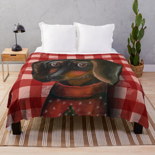Item preview, Christmas Dachshund designed and sold by mariacosadiella.