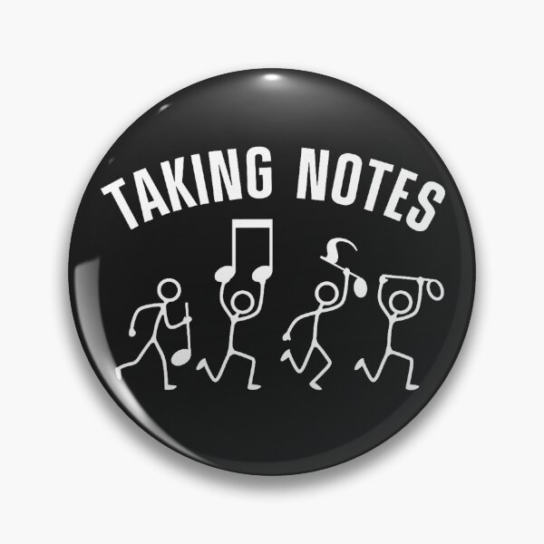 Item preview, Taking Notes – Simple Music Humor Design designed and sold by BassRooted.