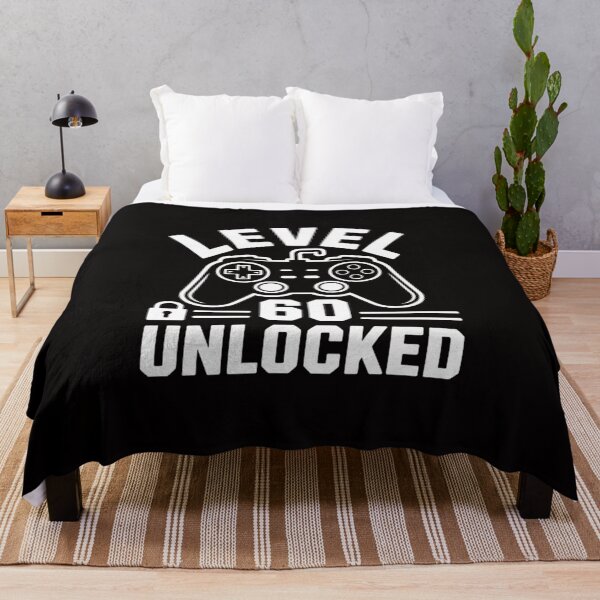Item preview, Level 60 Unlocked 60th Birthday Men Women Video Game-Photoroom designed and sold by DarioRosales.