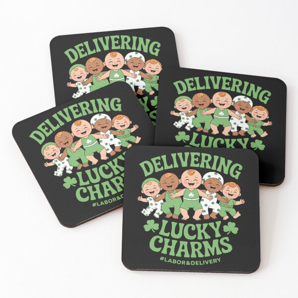 Item preview, Labor Delivery Lucky Nurse Shamrock St Patrick_s Day designed and sold by cosmicncozyS.