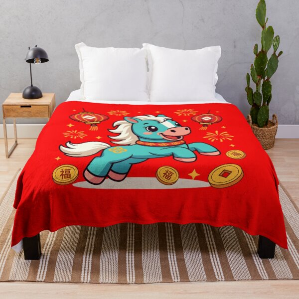 Item preview, Happy Chinese New Year 2026 Cute Horse Zodiac Kids designed and sold by GrumpySableye.