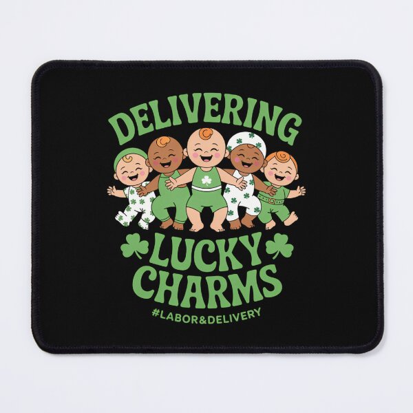 Item preview, Labor Delivery Lucky Nurse Shamrock St Patrick_s Day designed and sold by cosmicncozyS.