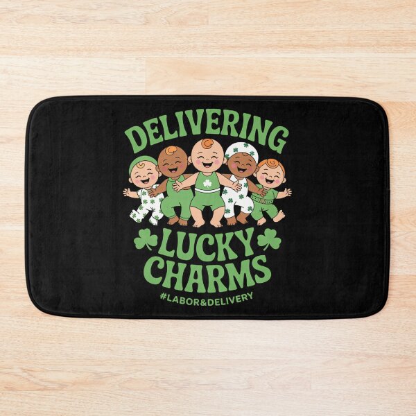 Item preview, Labor Delivery Lucky Nurse Shamrock St Patrick_s Day designed and sold by cosmicncozyS.