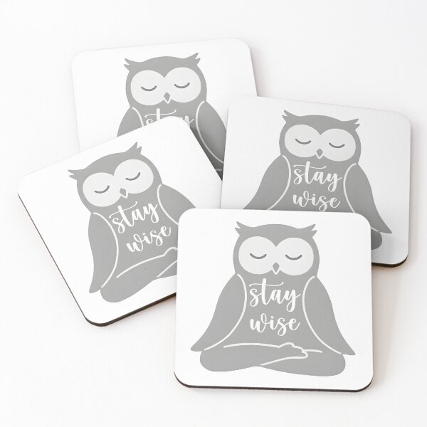 Item preview, Stay Wise Owl – Minimal Calm Illustration designed and sold by Senkov.