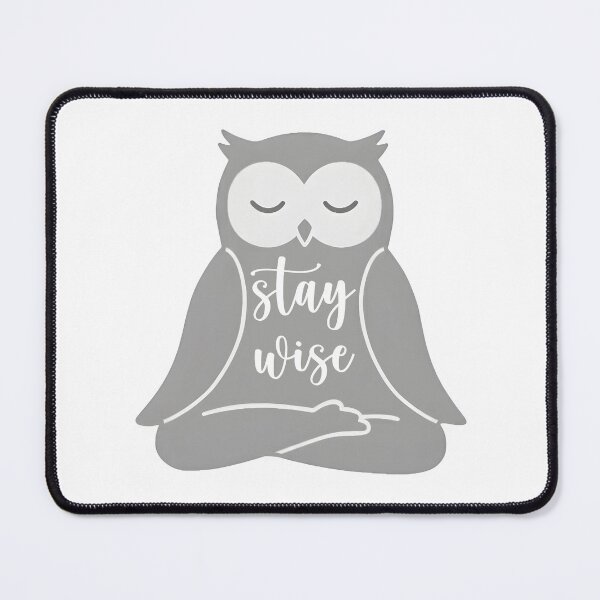 Item preview, Stay Wise Owl – Minimal Calm Illustration designed and sold by Senkov.