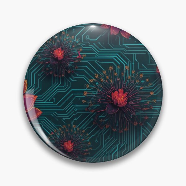 Item preview, 2026 New Year Bio-Digital Bloom - Futuristic Teal & Liquid Chrome Aesthetic designed and sold by sa-prints.