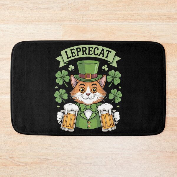 Item preview, Leprechaun Cat St Patrick_s Day designed and sold by cosmicncozyS.