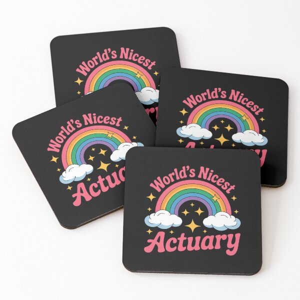 Item preview, World's Nicest Actuary Rainbow Funny Actuary 1 designed and sold by RsFilsingerArt.