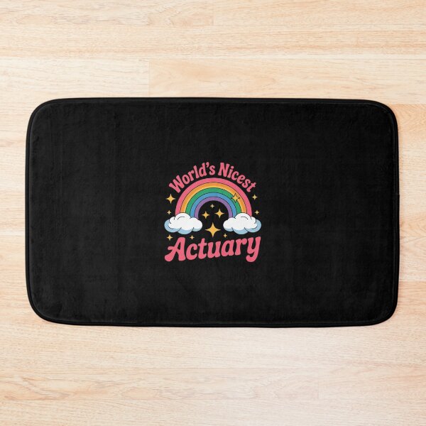 Item preview, World's Nicest Actuary Rainbow Funny Actuary 1 designed and sold by RsFilsingerArt.