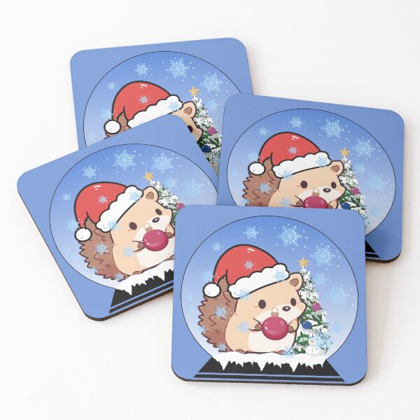 Item preview, Christmas Hedgehog Snow Globe - Magical Winter Scene designed and sold by Kanniax.