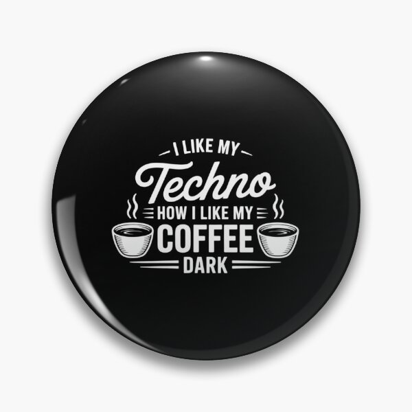 Item preview, Dark Techno Music & Coffee  designed and sold by VerseFarm.