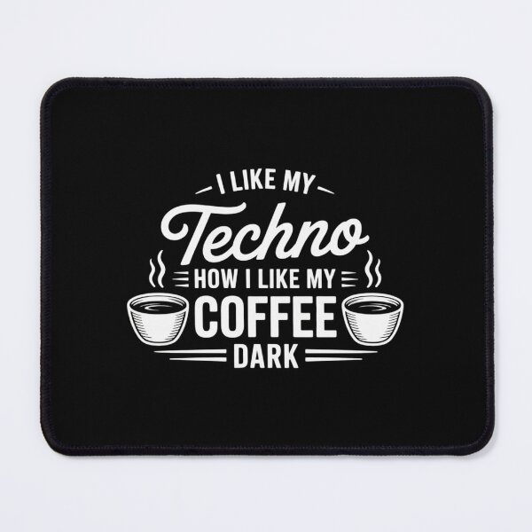 Item preview, Dark Techno Music & Coffee  designed and sold by VerseFarm.