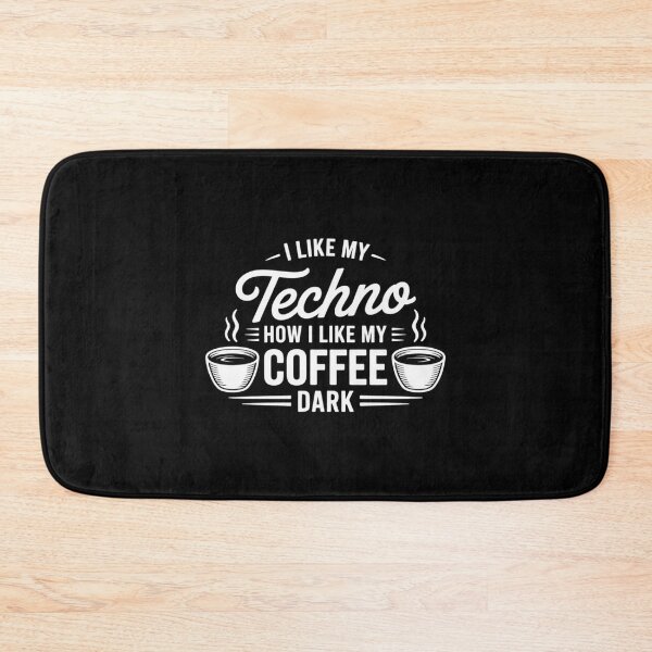 Item preview, Dark Techno Music & Coffee  designed and sold by VerseFarm.