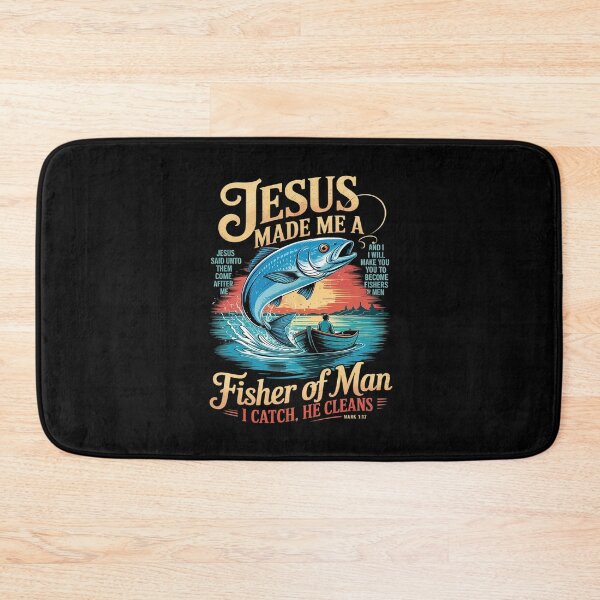 Item preview, Fishing Fisherman Christian  designed and sold by PowAcademy.
