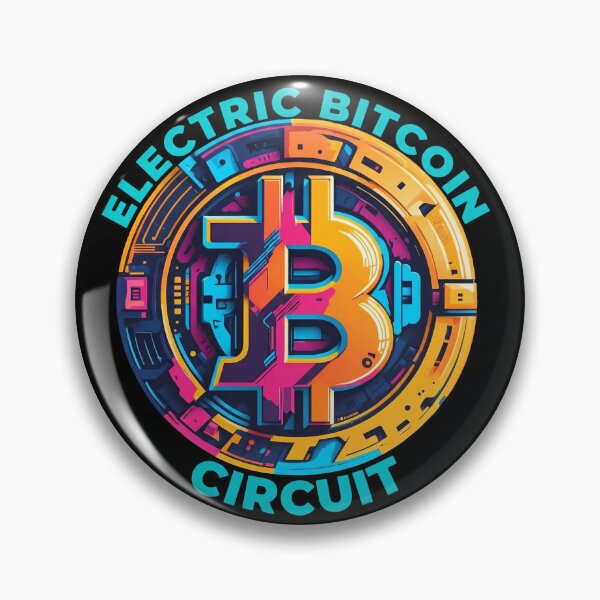 Item preview, Electric Bitcoin Circuit - Vibrant Crypto Tech T-Shirt designed and sold by BitCrop.