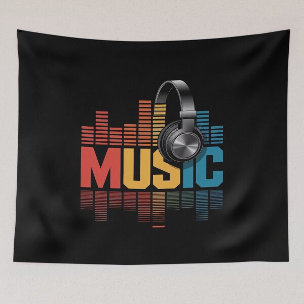 Item preview, Electronic Music Lover DJ Headphones designed and sold by VerseFarm.
