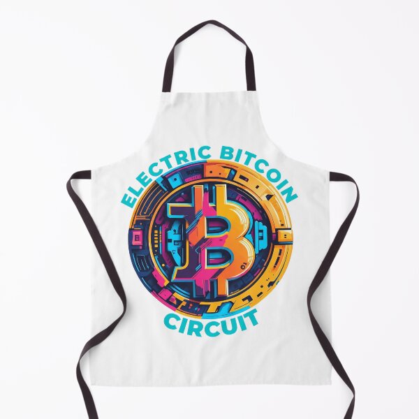 Item preview, Electric Bitcoin Circuit - Vibrant Crypto Tech T-Shirt designed and sold by BitCrop.