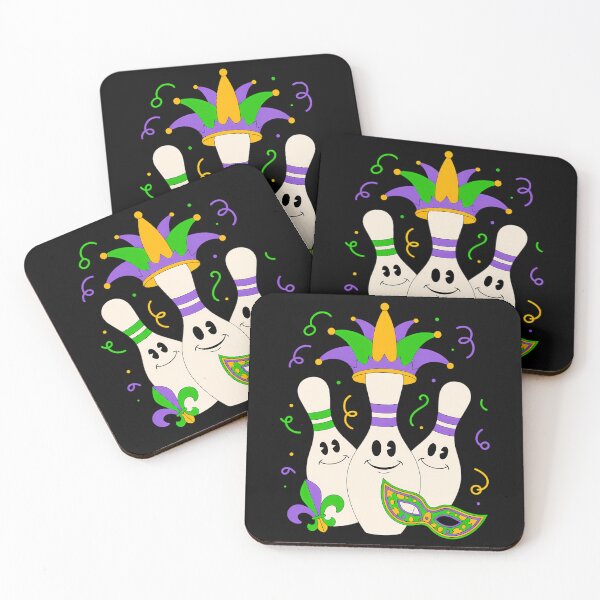 Item preview, Mardi Gras Bowling Sports Bowler designed and sold by cosmicncozyS.