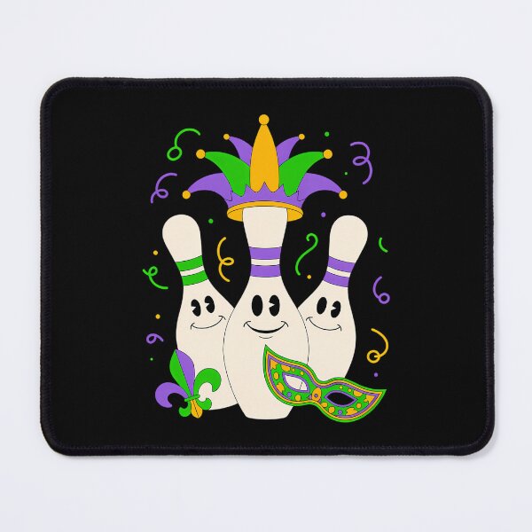 Item preview, Mardi Gras Bowling Sports Bowler designed and sold by cosmicncozyS.