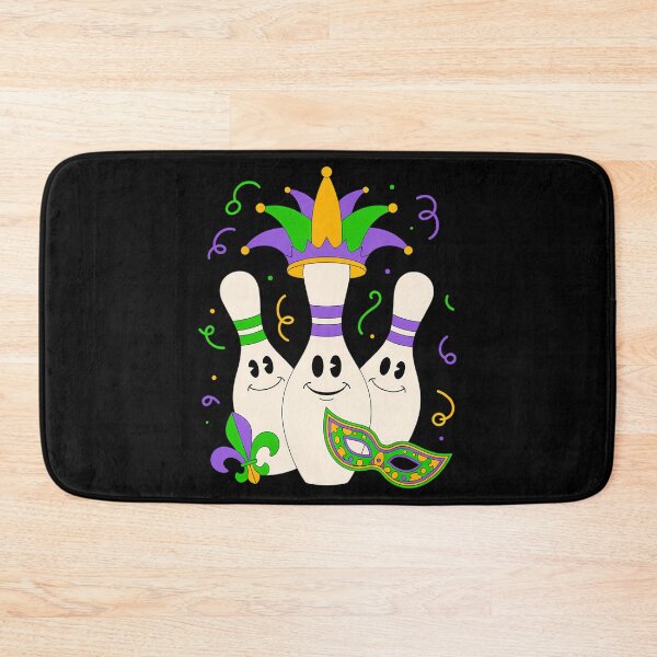 Item preview, Mardi Gras Bowling Sports Bowler designed and sold by cosmicncozyS.
