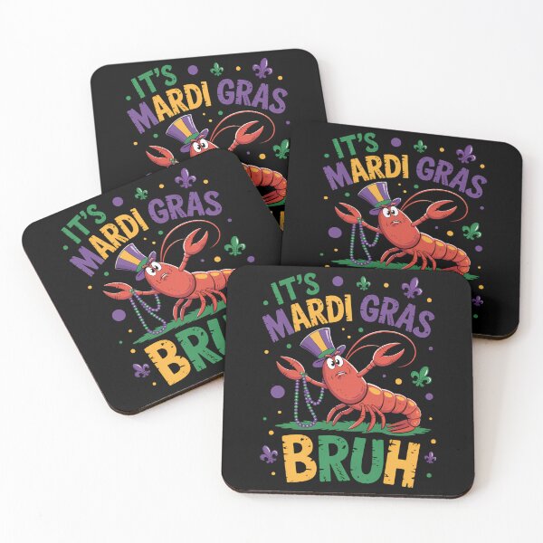 Item preview, Mardi Gras Bruh Crayfish designed and sold by cosmicncozyS.