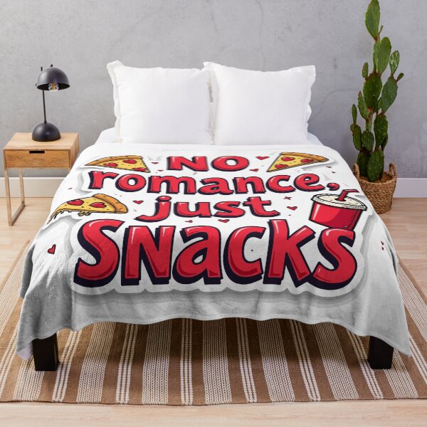 Item preview, No Romance Just Snacks - Funny Fast Food Lover Pizza & Soda Sticker Design designed and sold by Design-Pro-21.