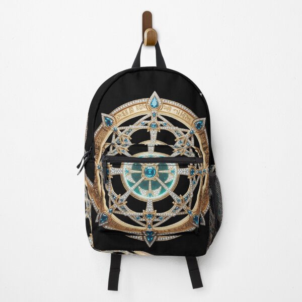 Item preview, Ancient Golden Arcane Relic | Mystical Celestial Compass Fantasy Wall Art designed and sold by MonaRose_Art.