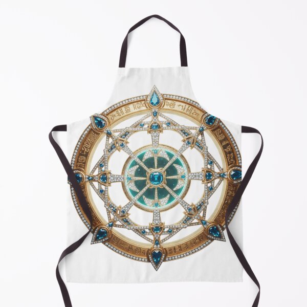 Item preview, Ancient Golden Arcane Relic | Mystical Celestial Compass Fantasy Wall Art designed and sold by MonaRose_Art.