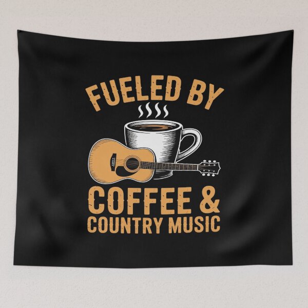 Item preview, Fueled by Coffee & Country Music designed and sold by VerseFarm.
