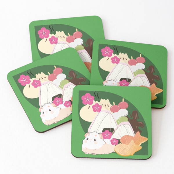 Item preview, Kawaii Hamster Japanese Food designed and sold by Kanniax.