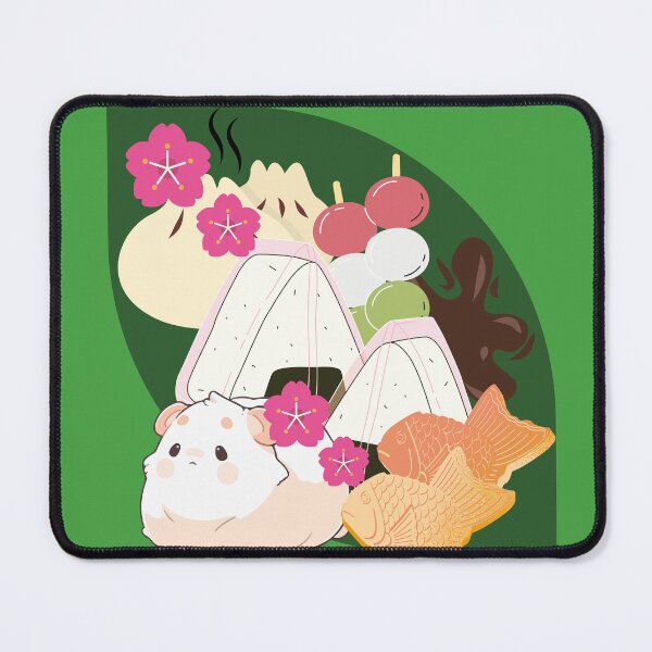 Item preview, Kawaii Hamster Japanese Food designed and sold by Kanniax.