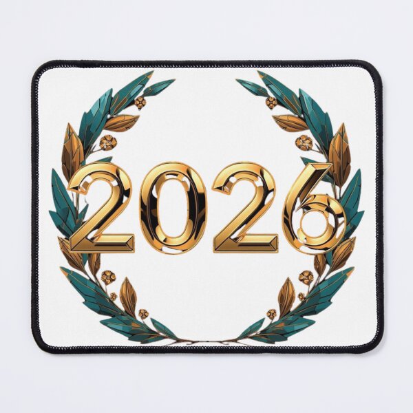 Item preview, 2026 New Year Bio-Digital Bloom - Futuristic Teal & Liquid Chrome Aesthetic designed and sold by sa-prints.