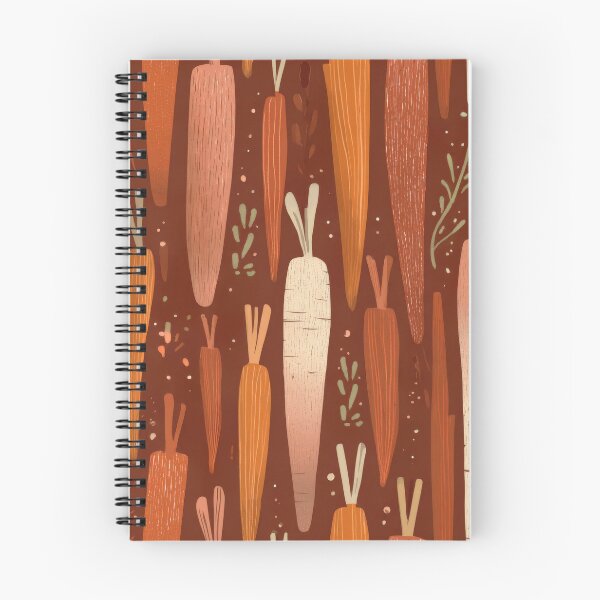 Item preview, Carrot Pattern – Warm Illustrated Vegetable Design designed and sold by NewArt33.