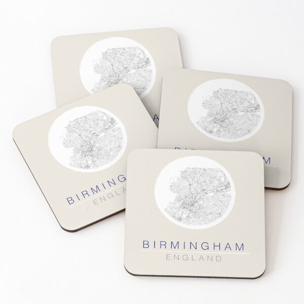 Item preview, City Map Illustration | Birmingham designed and sold by EverPlannedCreations.