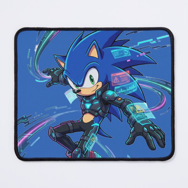 Item preview, Neon Hedgehog Velocity Runner designed and sold by SYN//KILL.
