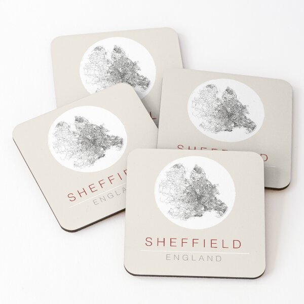 Item preview, City Map Illustration | Sheffield designed and sold by EverPlannedCreations.