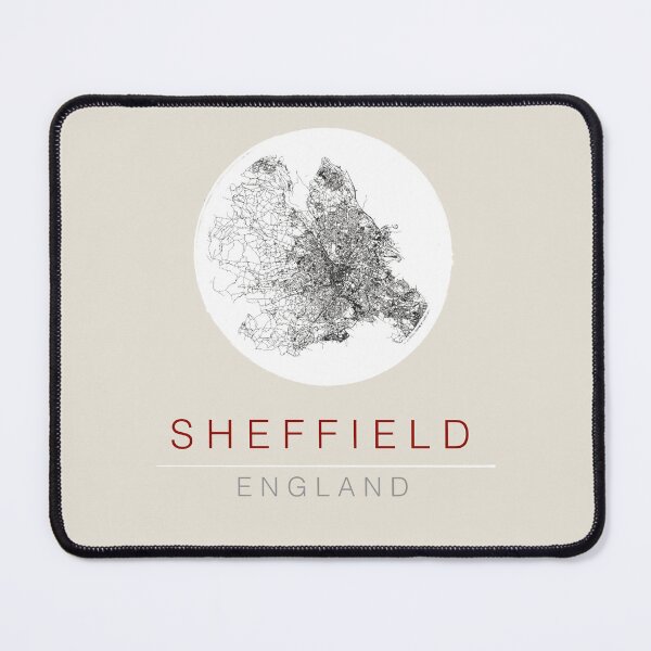 Item preview, City Map Illustration | Sheffield designed and sold by EverPlannedCreations.
