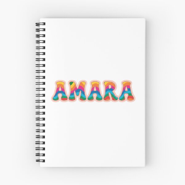 Item preview, ❤️ Amara Personalized Name Wavy Retro Shirt, Coffee Mug, Sticker Gift designed and sold by HelixPedia.