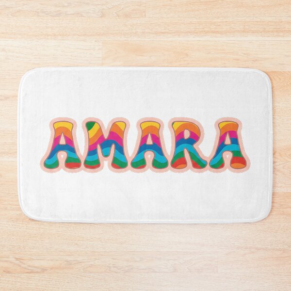 Item preview, ❤️ Amara Personalized Name Wavy Retro Shirt, Coffee Mug, Sticker Gift designed and sold by HelixPedia.
